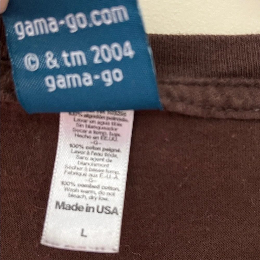 Vintage 2004 Gama-Go “Born to Lose” Skeleton Graphic Tee Y2K Made in USA - Large - Picture 4 of 11